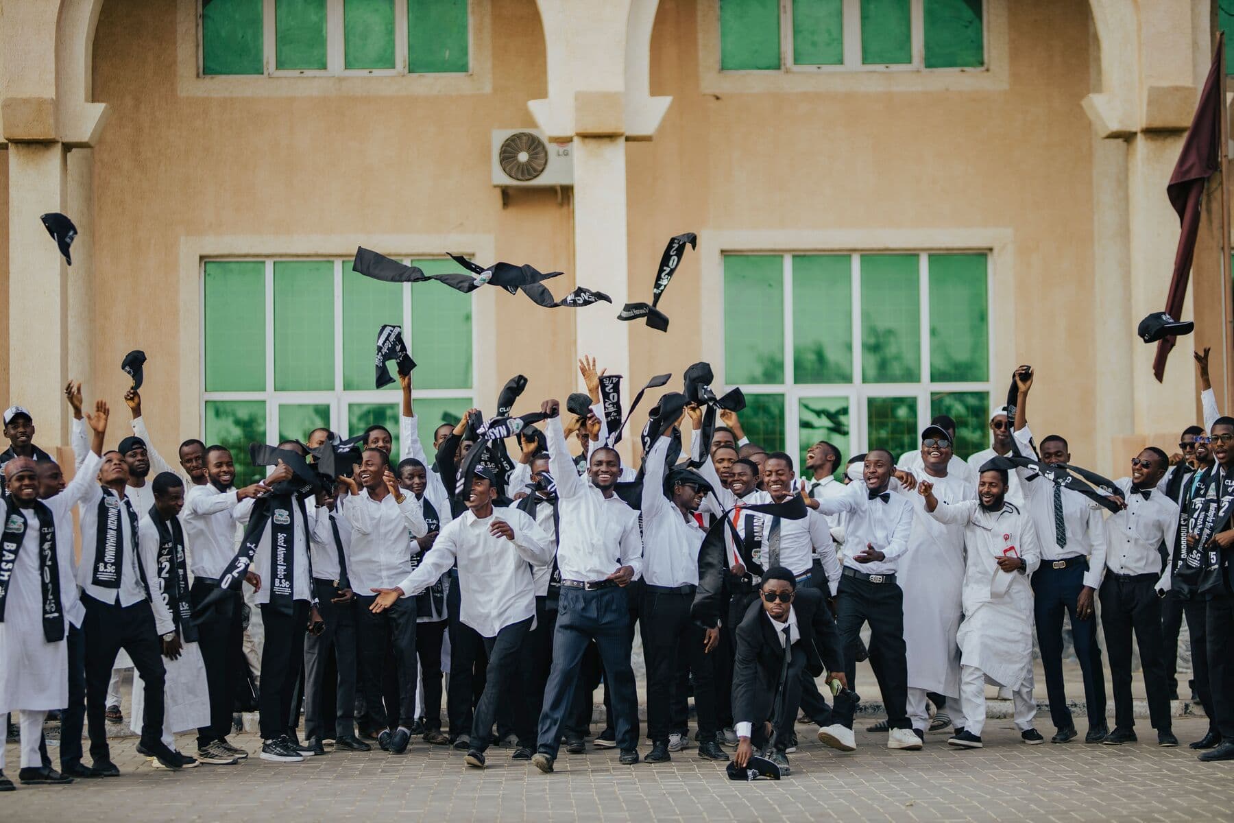 Members celebrating a milestone together